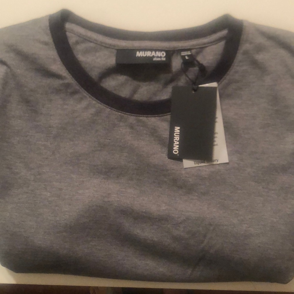 Murano Slim fit liquid laundry long sleeve tee  - NWT